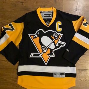 Pittsburgh Penguins Jersey #87 Crosby Small